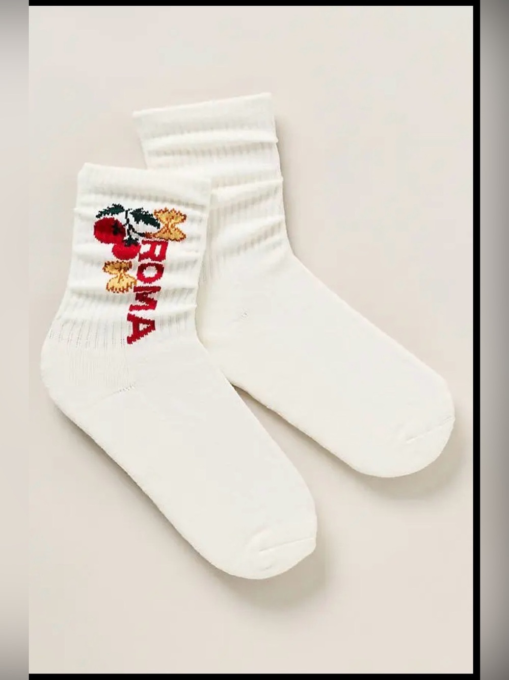 Anthropologie City Icon Crew Socks Roma | NWT